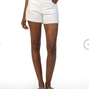 Kut from the Kloth White Jean Shorts (NWT)
